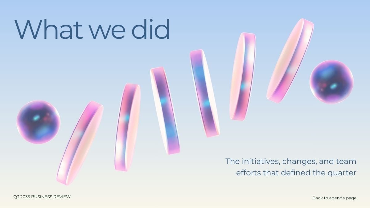 Quarterly Performance Report - slide 5