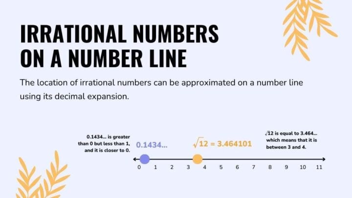 Rational and Irrational Numbers Lesson for Middle School. Free PPT ...