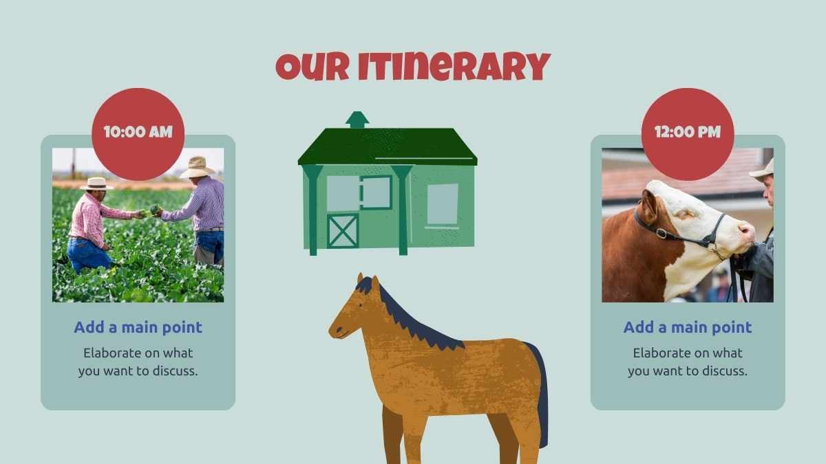 Illustrated Farm Agriculture Field Trip Slides - slide 7