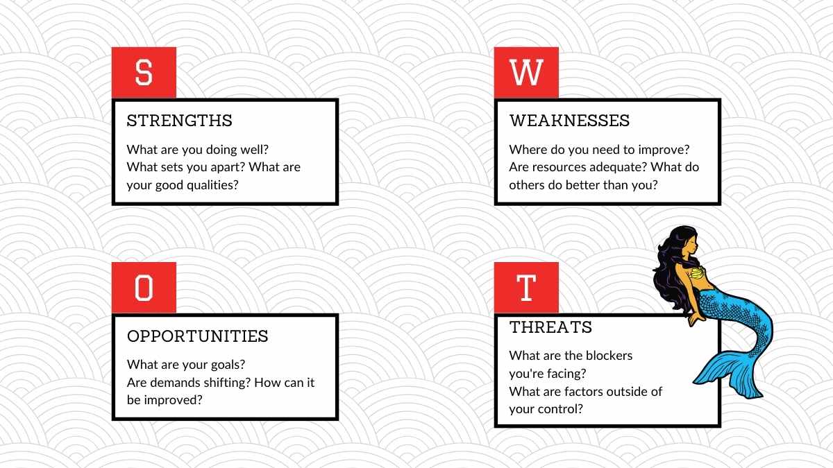 Slide Portofolio Ilustratif Old School Merah - slide 10