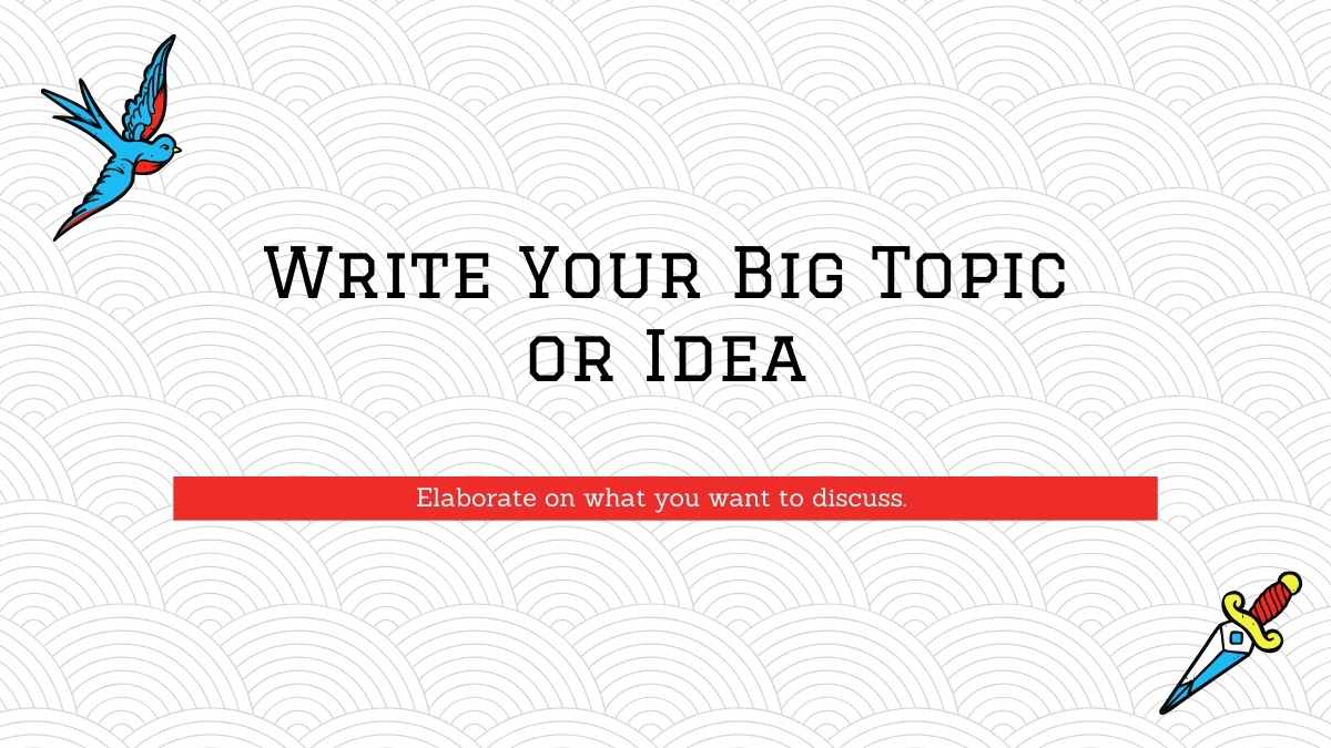 Slide Portofolio Ilustratif Old School Merah - slide 12