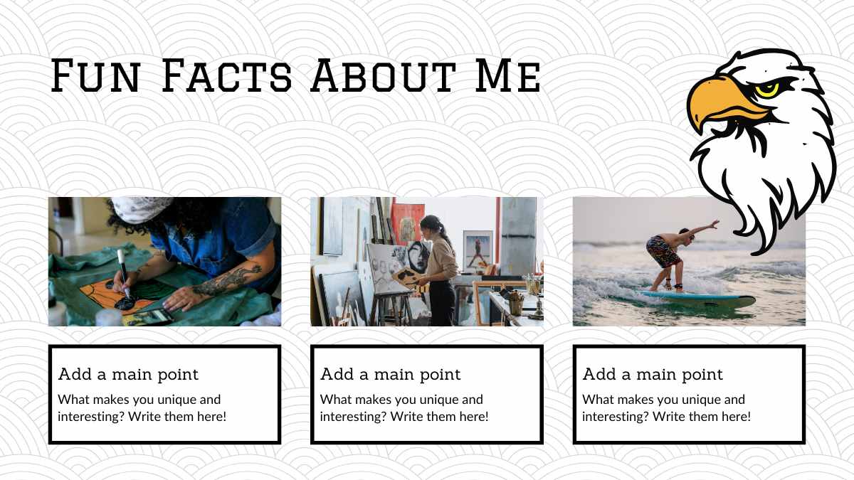 Slide Portofolio Ilustratif Old School Merah - slide 5