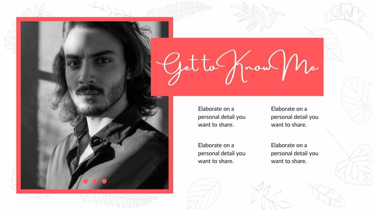 레드 앤 화이트 우아한 인테리어 디자인 포트폴리오 - 슬라이드 3