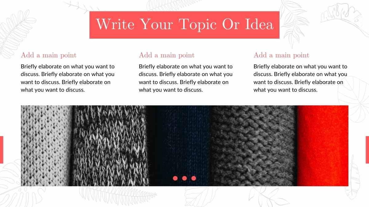 레드 앤 화이트 우아한 인테리어 디자인 포트폴리오 - 슬라이드 9