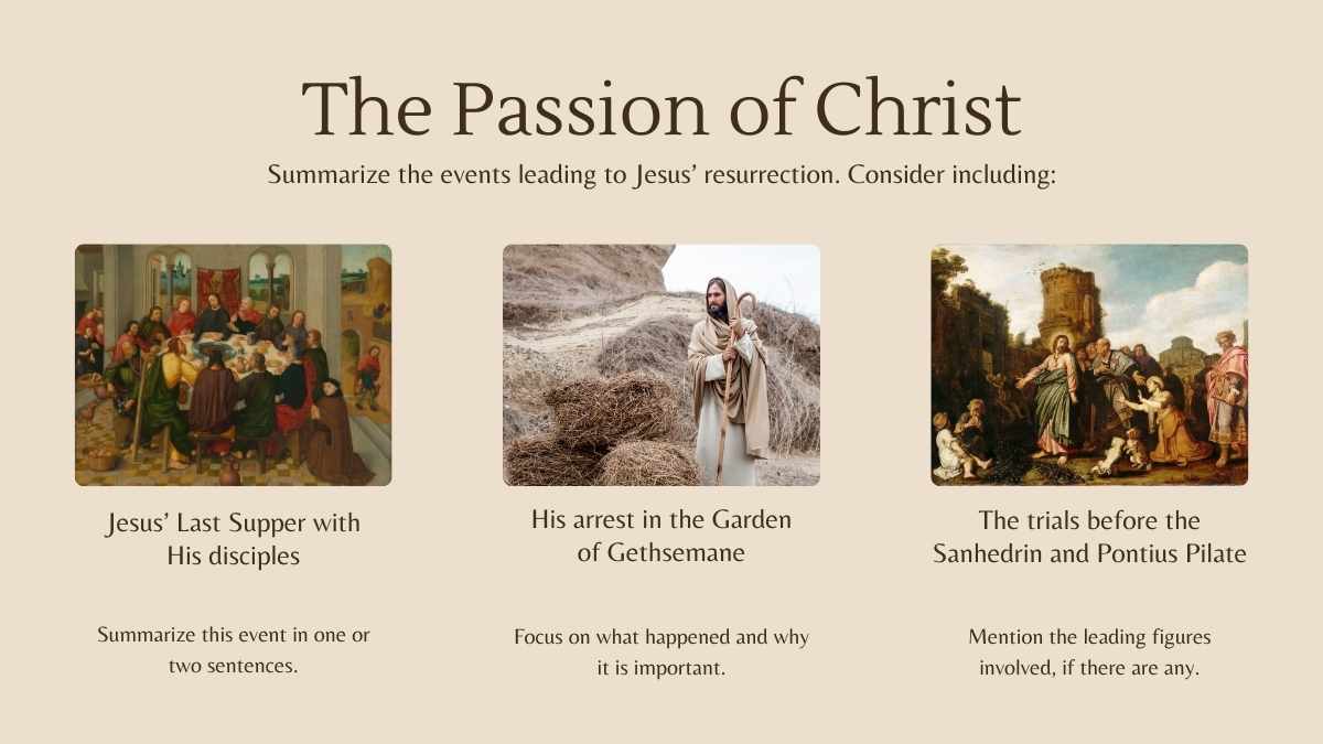 Religion Subject for Middle School: Resurrection of Jesus Christ - slide 3