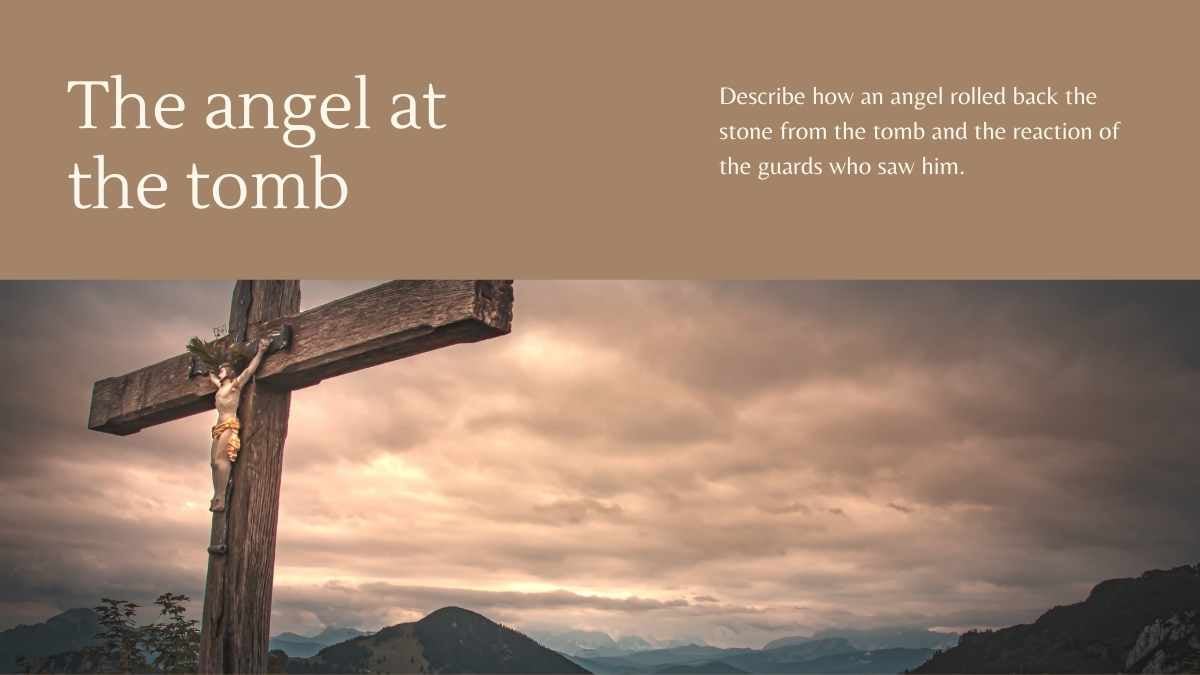 Religion Subject for Middle School: Resurrection of Jesus Christ - slide 7