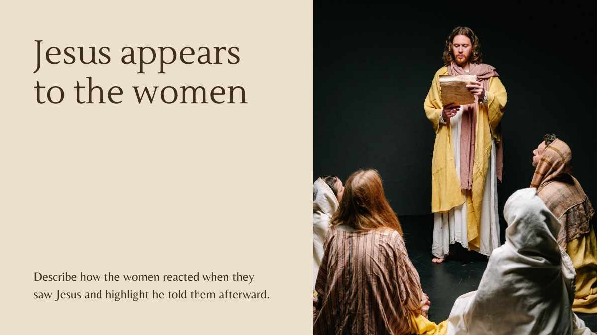Religion Subject for Middle School: Resurrection of Jesus Christ - slide 9