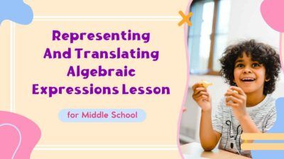 Slides Carnival Google Slides and PowerPoint Template Representing and Translating Algebraic Expressions Math Lesson for Middle School 1