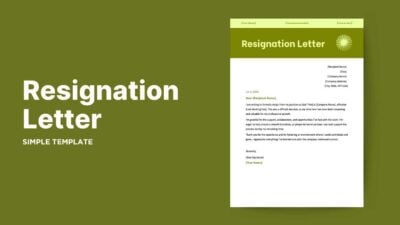 Resignation Letter