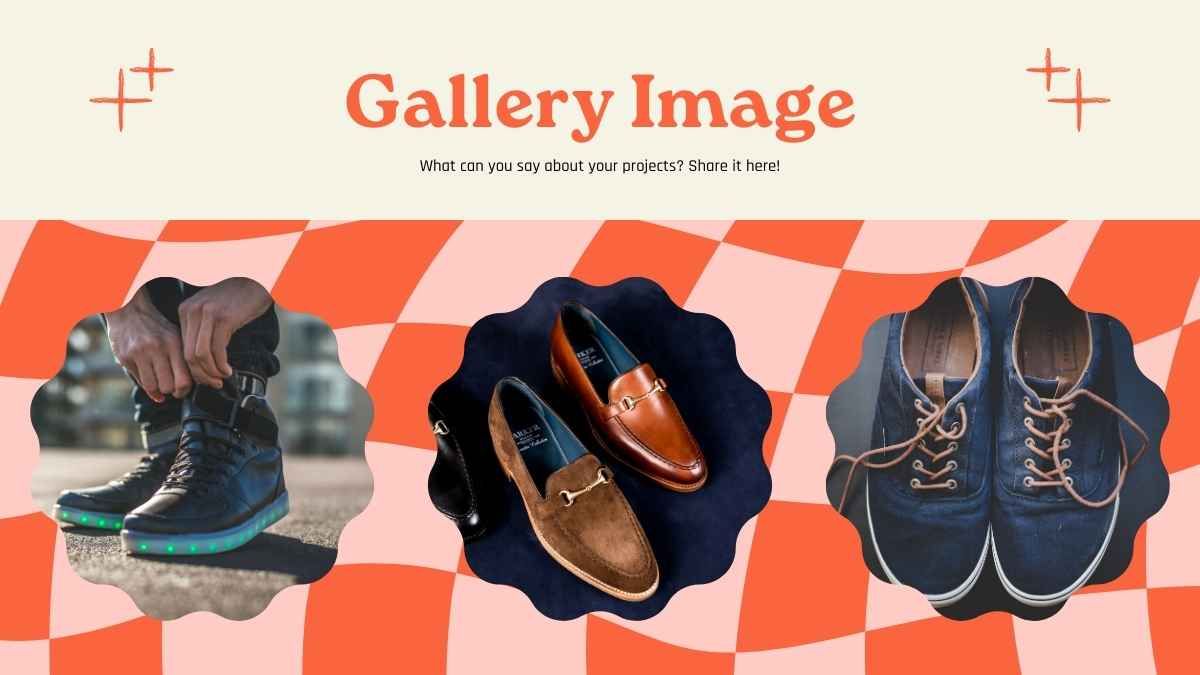 일러스트로 표현된 소매 신발 회사 프로필 - slide 12
