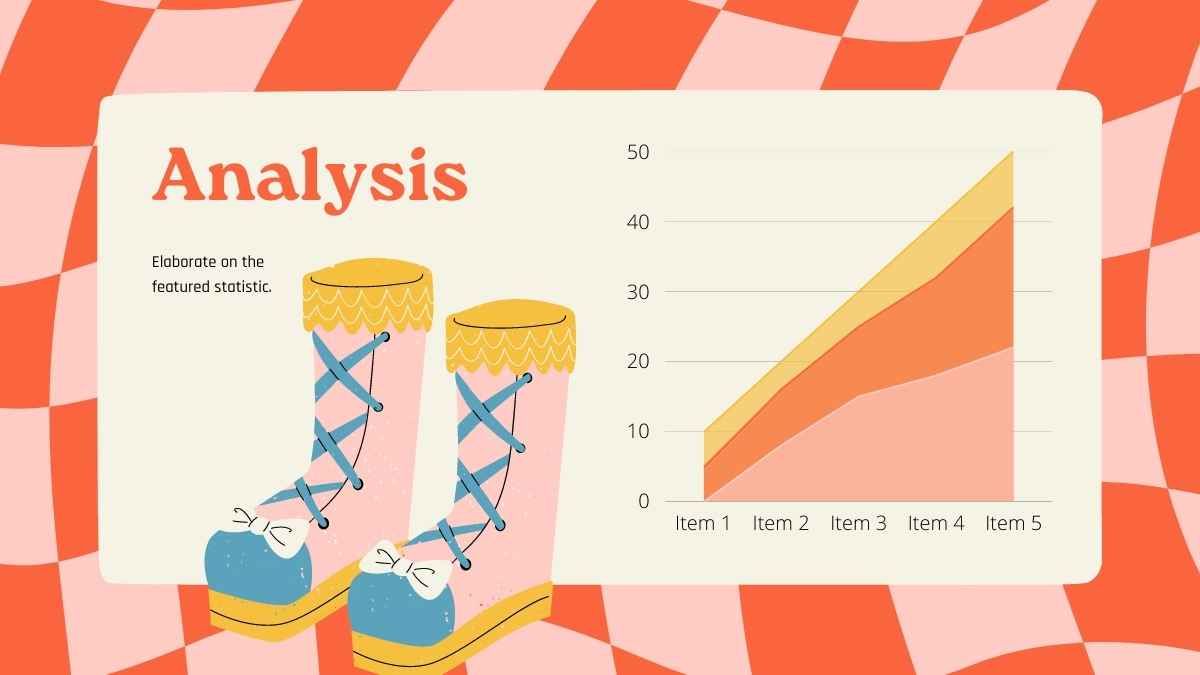 일러스트로 표현된 소매 신발 회사 프로필 - slide 13