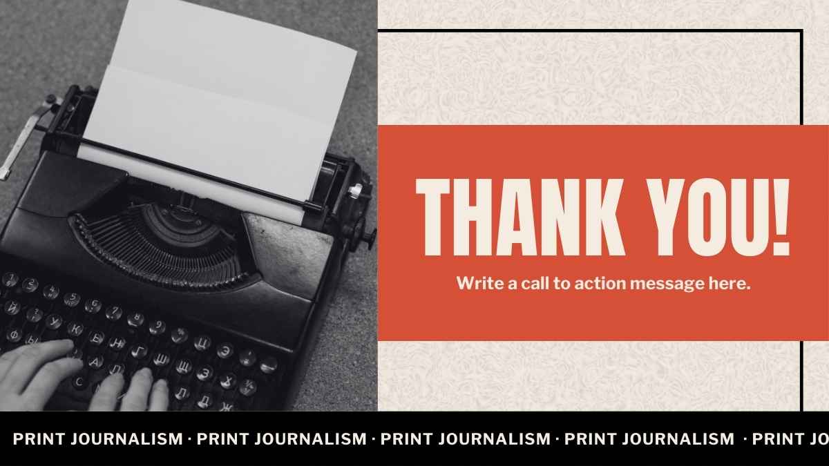 Retro Communications Major for College: Print Journalism Slides - slide 12