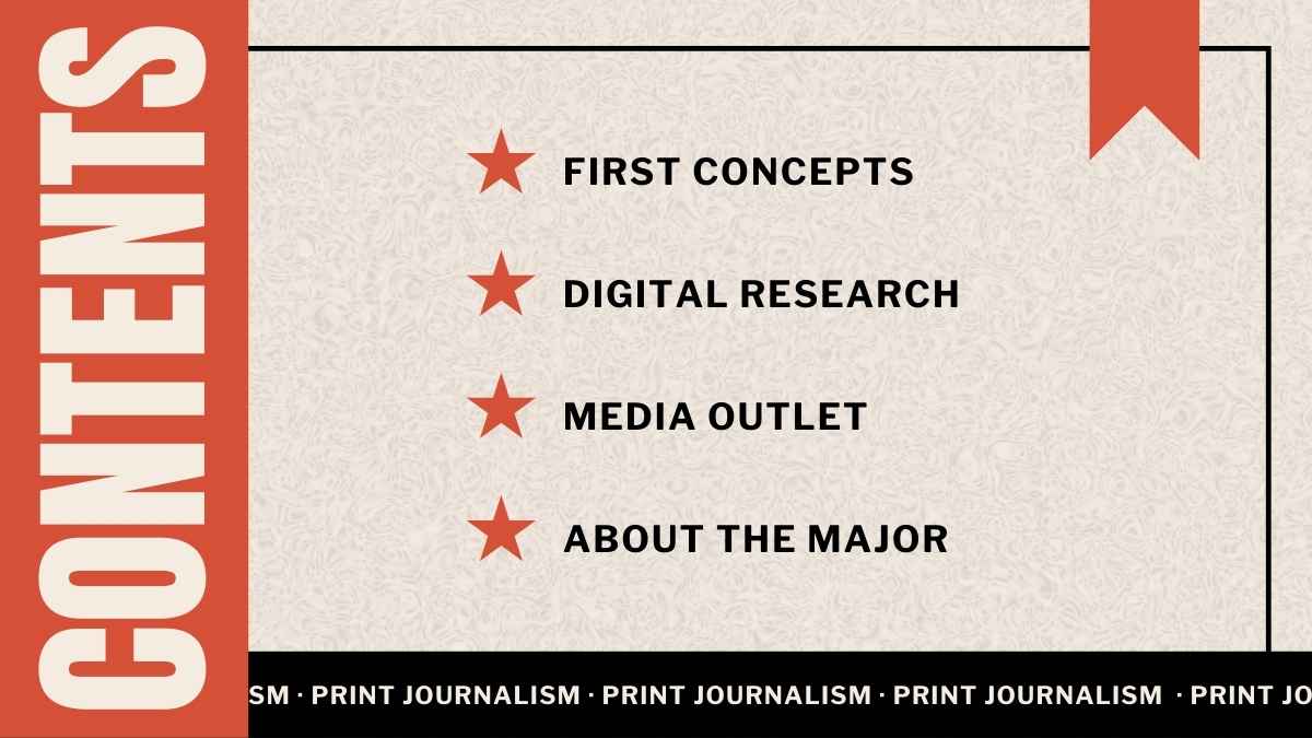 Retro Communications Major for College: Print Journalism Slides - slide 2