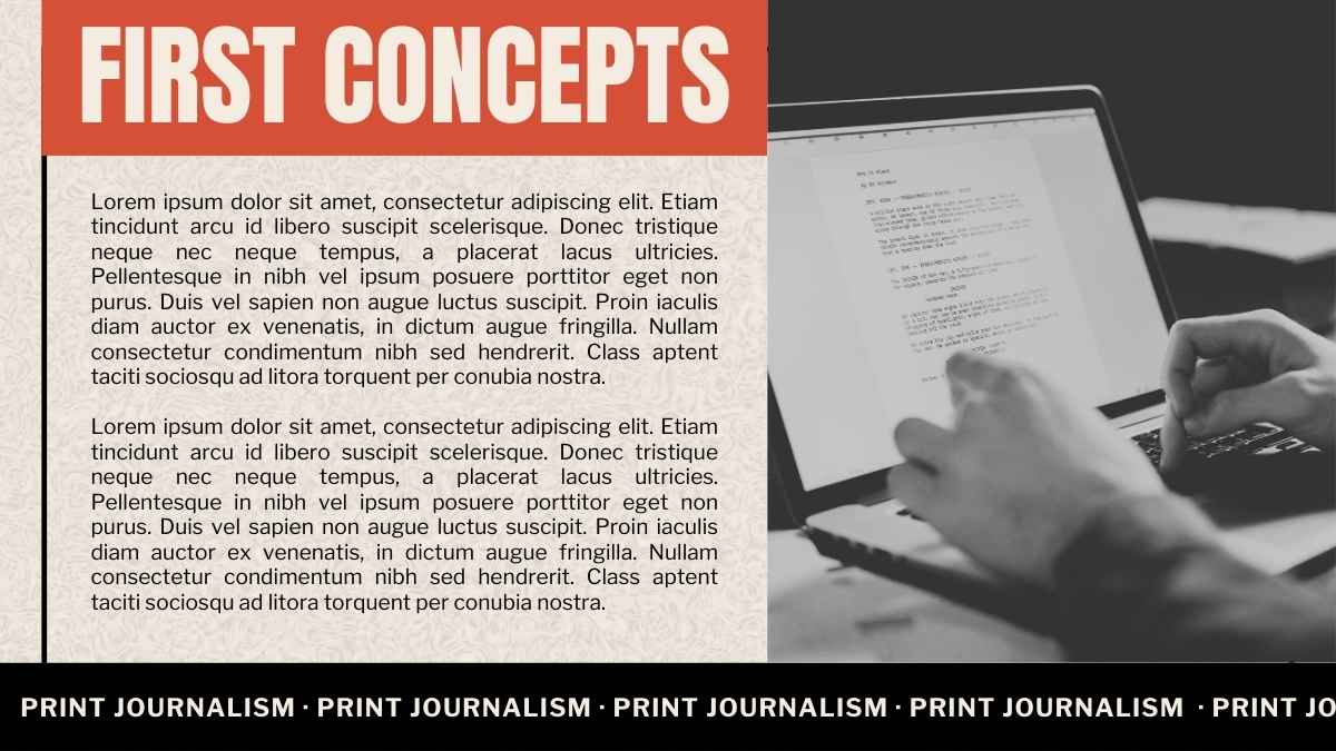 Retro Communications Major for College: Print Journalism Slides - slide 3