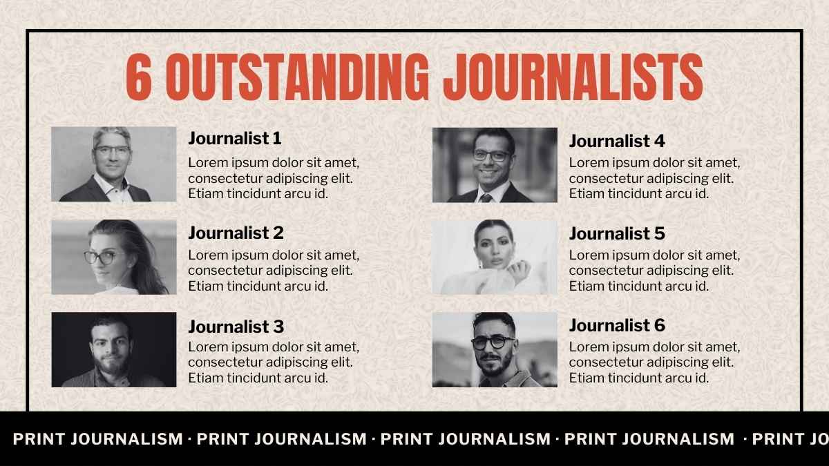 Retro Communications Major for College: Print Journalism Slides - slide 6