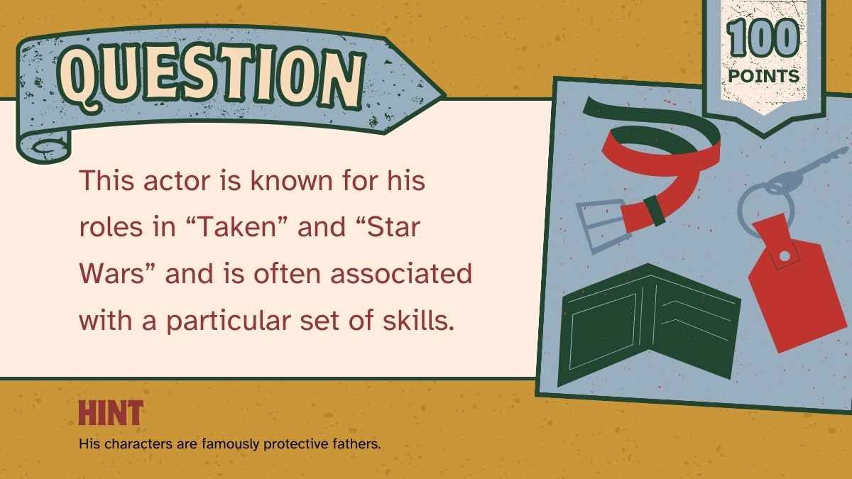 Jogo de perguntas e respostas sobre o Dia dos Pais com ilustração retrô - slide 6