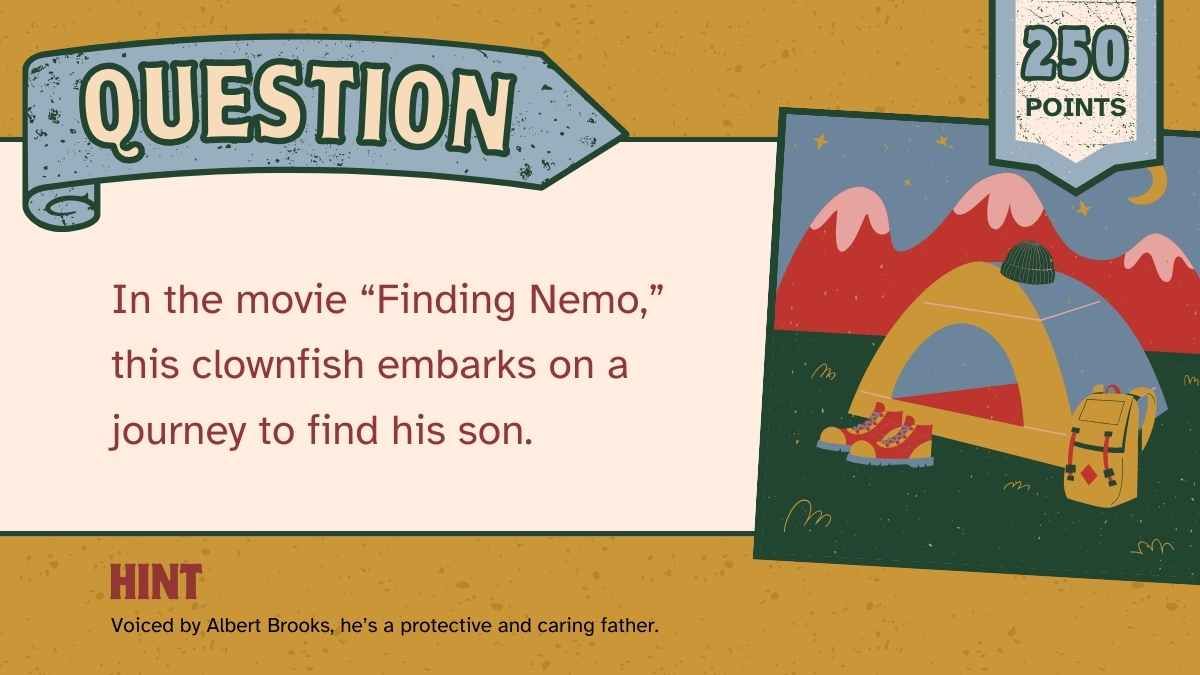 Retro Illustrated Father’s Day Jeopardy - slide 8