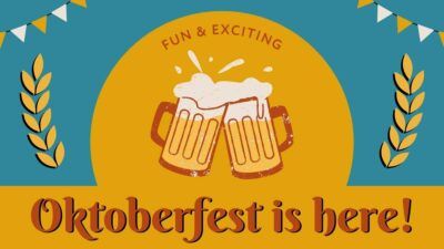 ¡El Oktoberfest ilustrado retro ya está aquí!