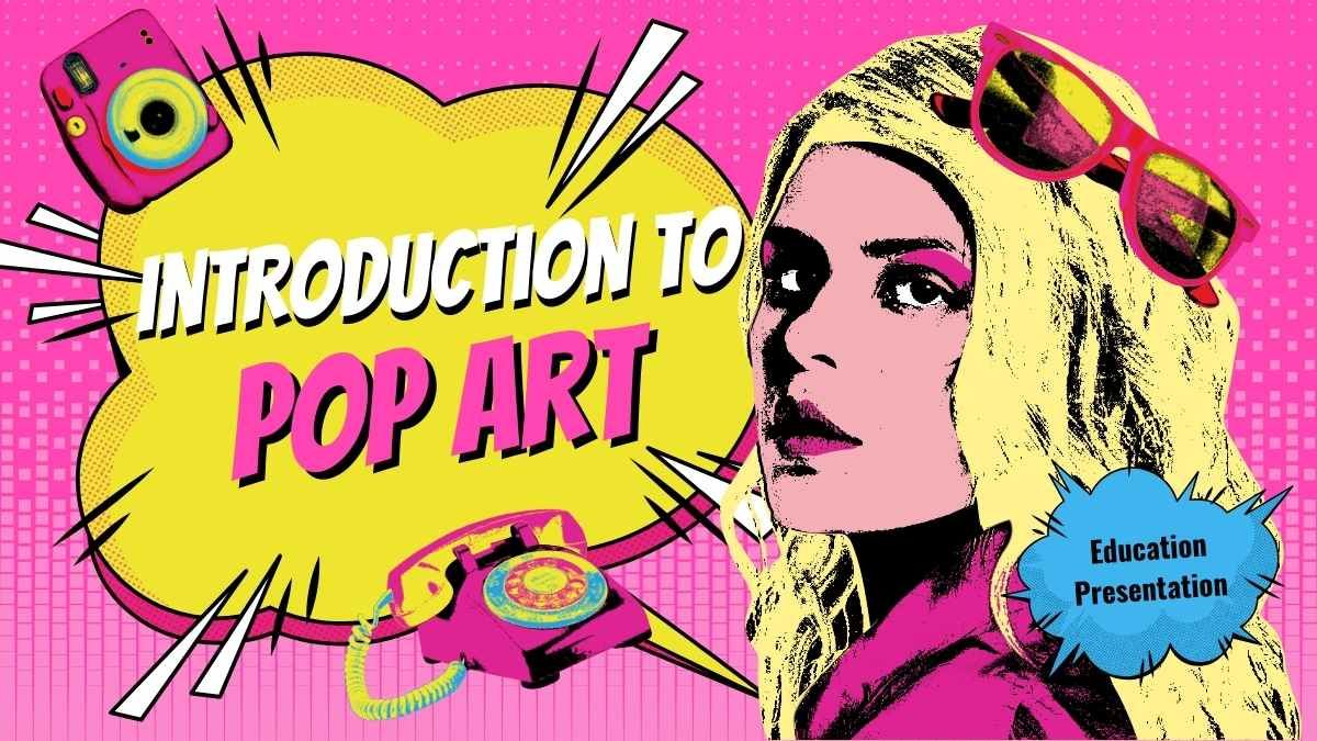 Retro Introduction to Pop Art Lesson - slide 0