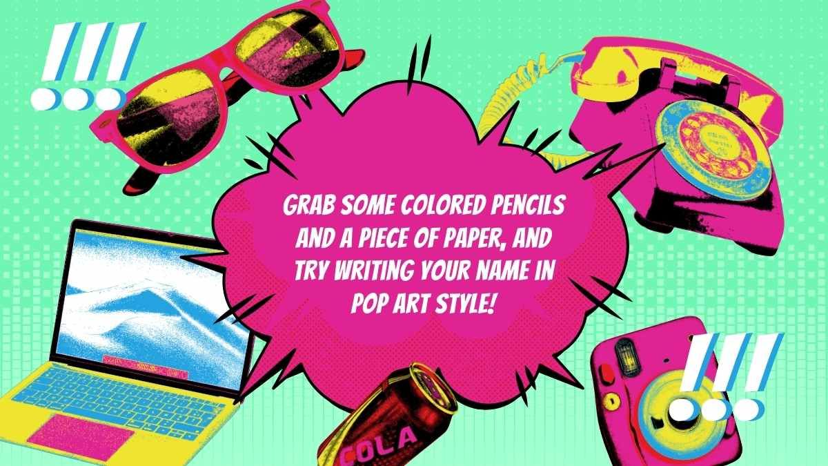 Retro Introduction to Pop Art Lesson - slide 12