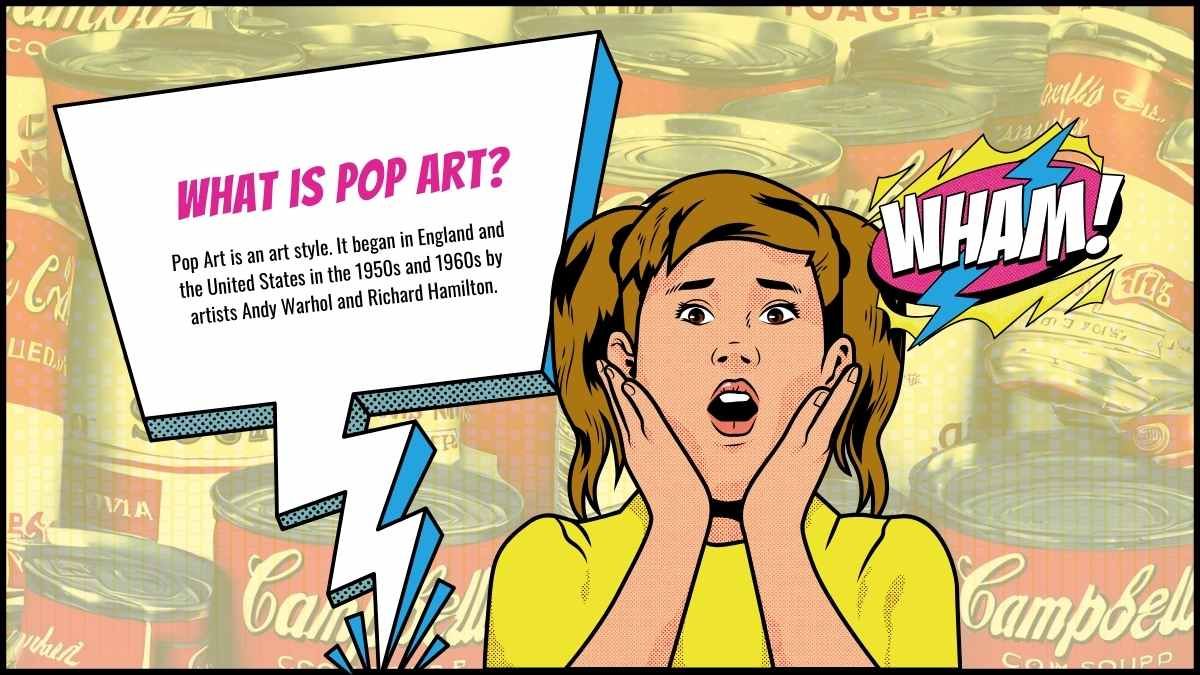 Retro Introduction to Pop Art Lesson - slide 6