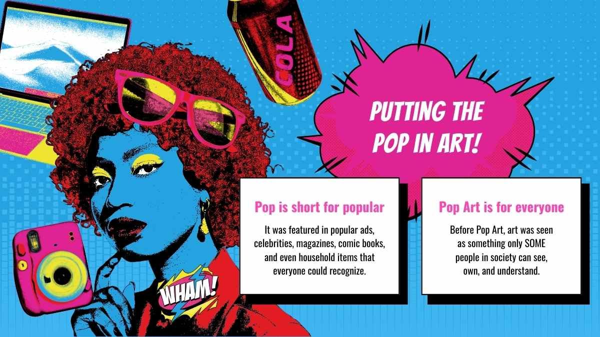 Retro Introduction to Pop Art Lesson - slide 8