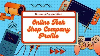 Retro Online Tech Shop Company Profile