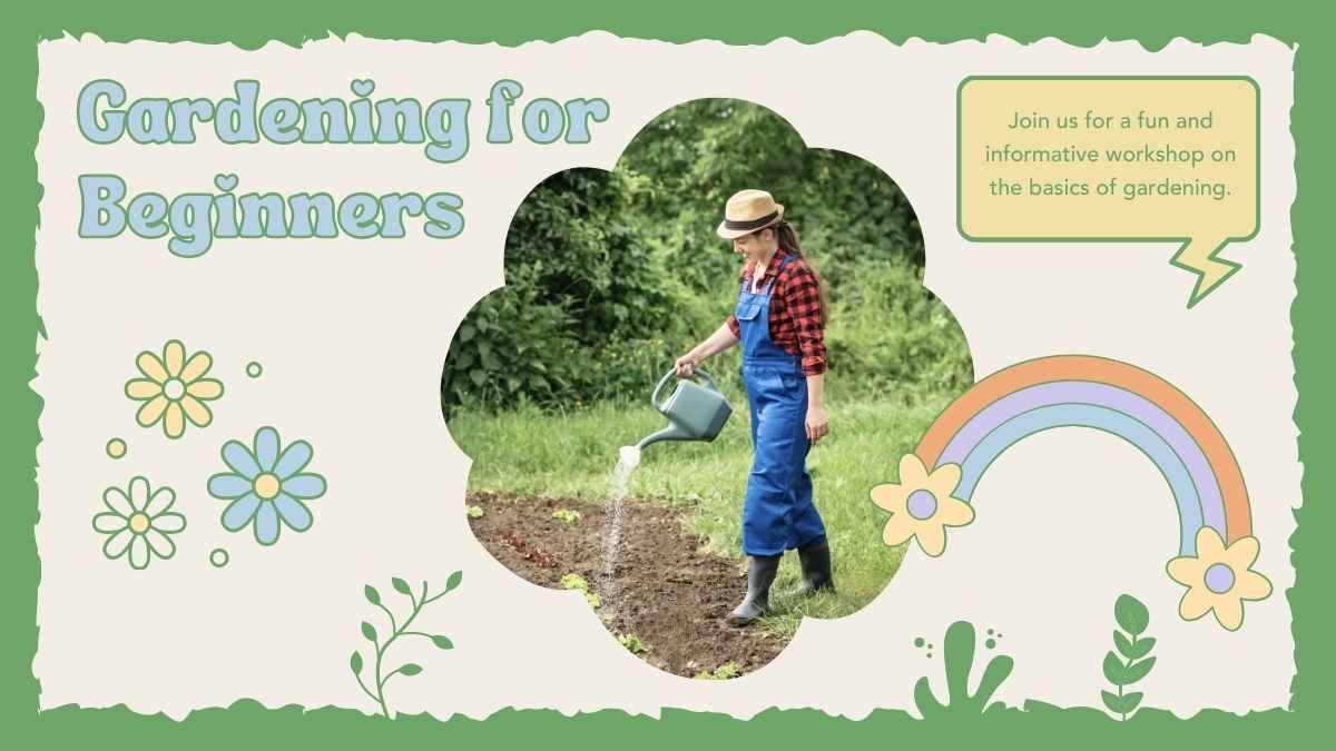 Retro Scrapbook Gardening Workshop - slide 5