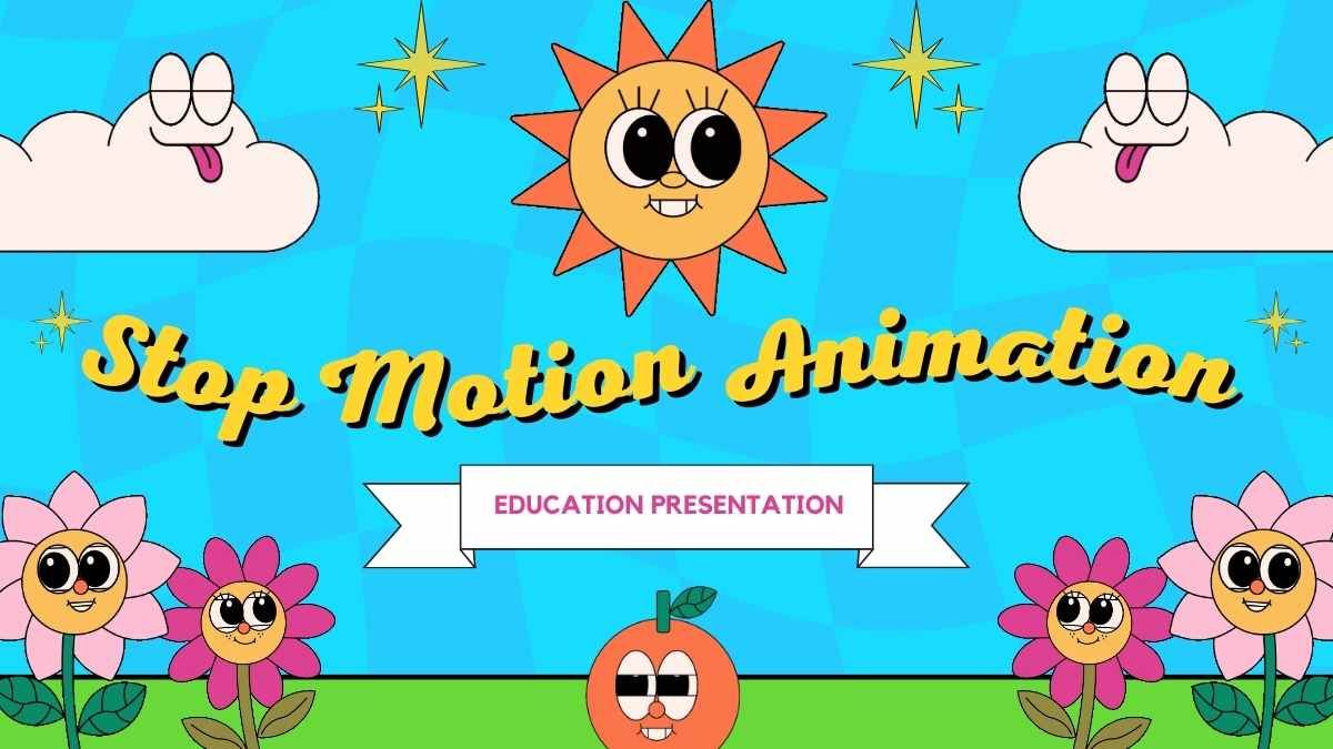 Aula de animação de stop motion retrô - slide 0