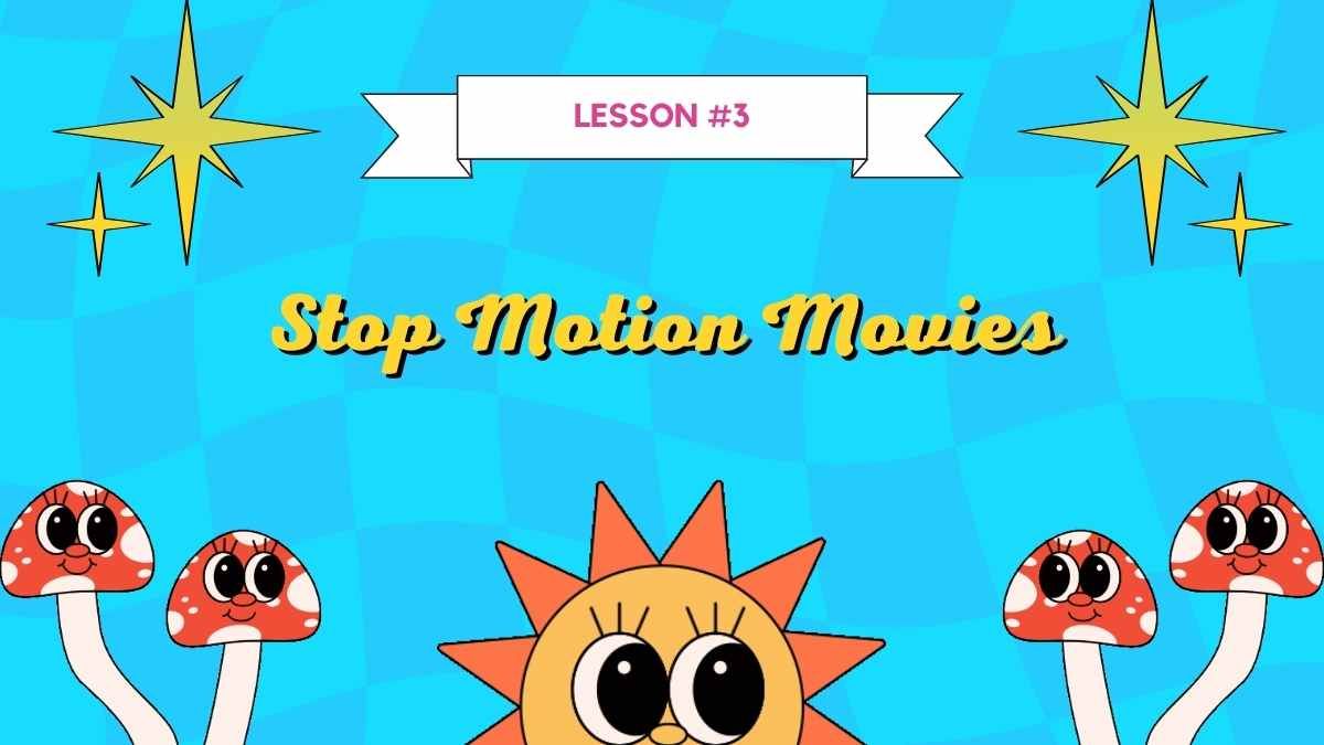Aula de animação de stop motion retrô - slide 12