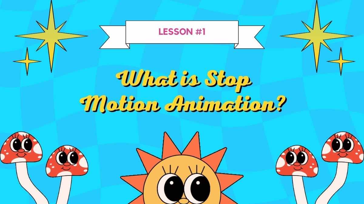 Aula de animação de stop motion retrô - slide 7