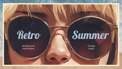 Retro Summer Aesthetic Slides