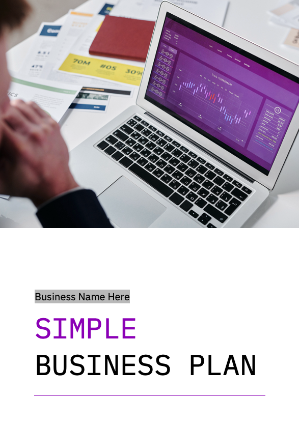 Simple Business Plan - slide 1