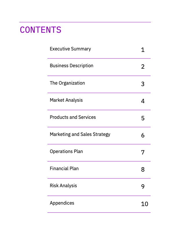 Simple Business Plan - slide 2