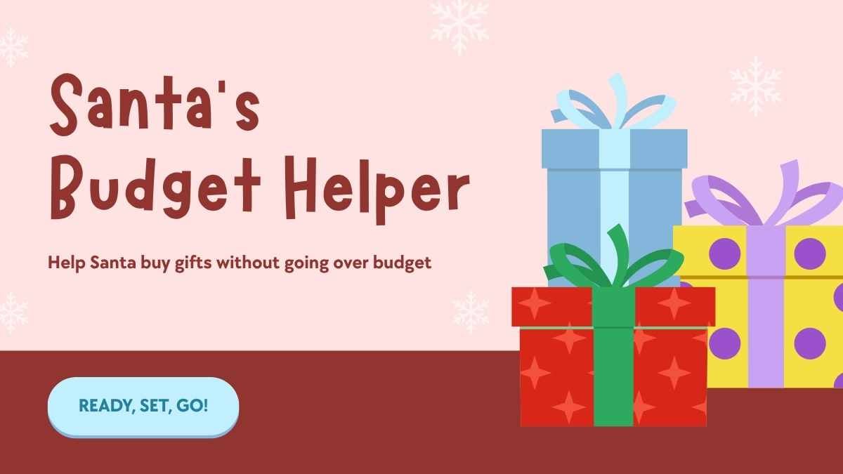 Santa’s Budget Helper Interactive Presentation - slide 1