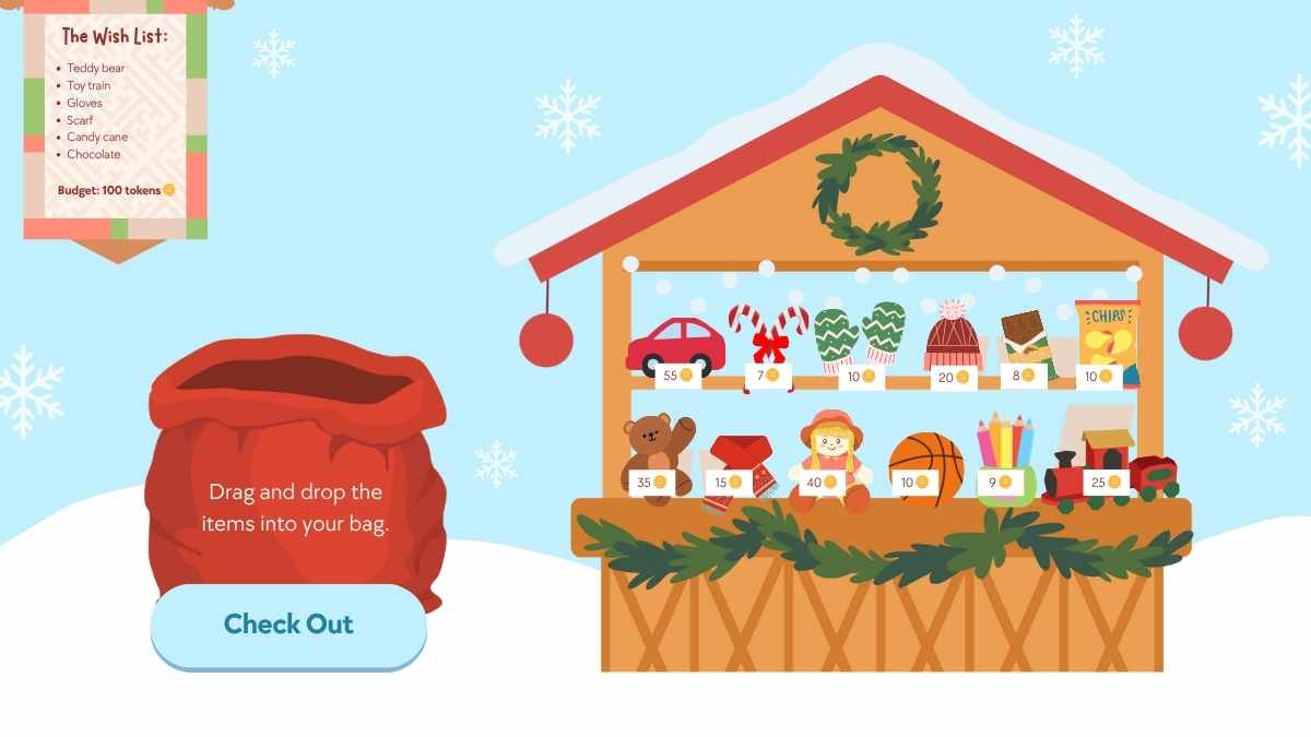 Santa’s Budget Helper Interactive Presentation - slide 4