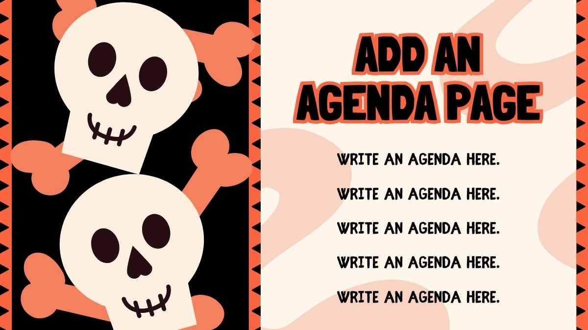 Scary Skulls & Bones Pattern Newsletter - slide 2