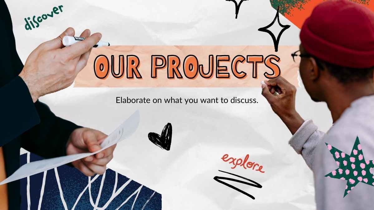 Scrapbook New Resolutions Education Pack Slides - slide 8