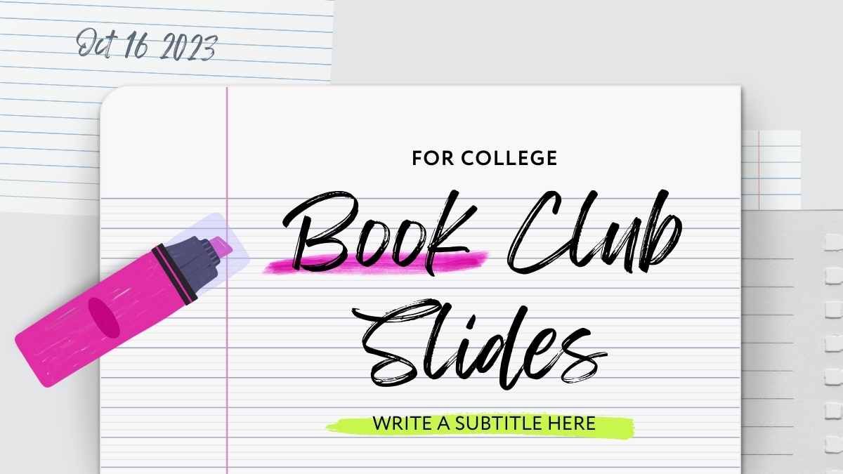 Scrapbook Style Book Club - slide 0