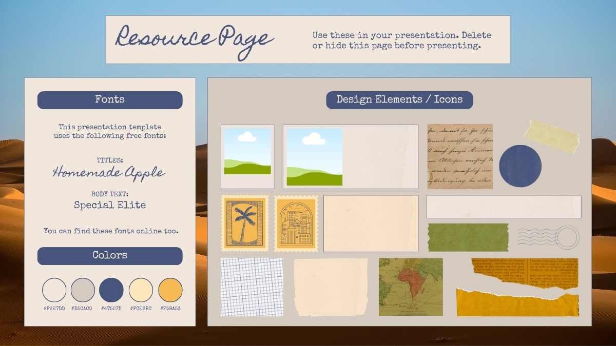 Scrapbook Travel Wrapped Slides - slide 10