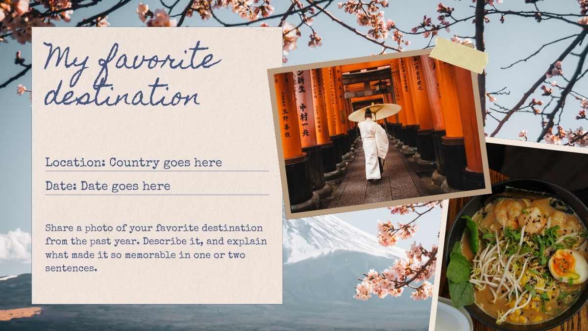 Scrapbook Travel Wrapped Slides - slide 2