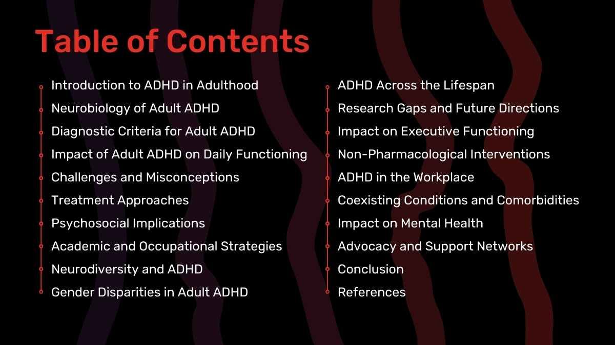 성인기 논문 방어의 낙서 ADHD - slide 2