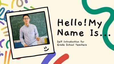 Scribble Self Introduction for Grade School Teachers