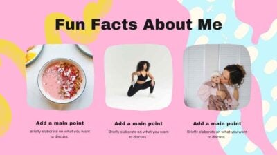 Self Introduction for School Students Pink and Blue Pastel. Free PPT ...