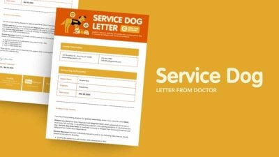 Service Dog Letter From Doctor 1