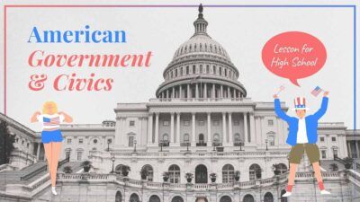 Slides Carnival Google Slides and PowerPoint Template Simple American Government and Civics Lesson for High School 2
