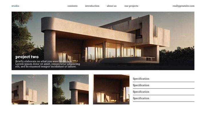 Architecture Studio Brand. Free PPT & Google Slides Template ...