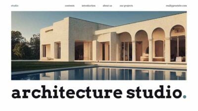Simple Architecture Studio Brand Slides