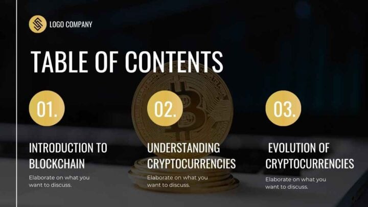 Blockchain Cryptocurrency Investment. Free PPT & Google Slides Template ...