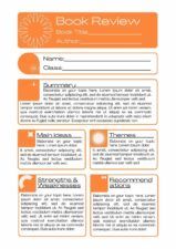 Slides Carnival Google Slides and PowerPoint Template Simple Book Review Worksheet 1